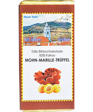 Mohn-Marille-Trüffelschokolade