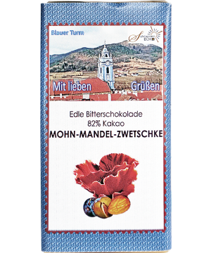 Mohn-Mandel-Zwetschkenschokolade