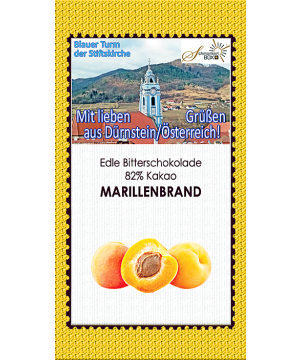 Marillenbrandschokolade Edelbitter