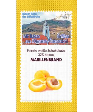 Marillenbrandschokolade weiß