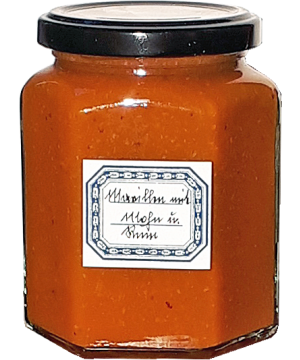 Marillenmarmelade mit Weißmohn und Rum