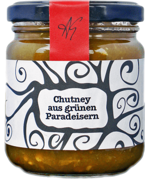 Chutney Grüne Paradeiser