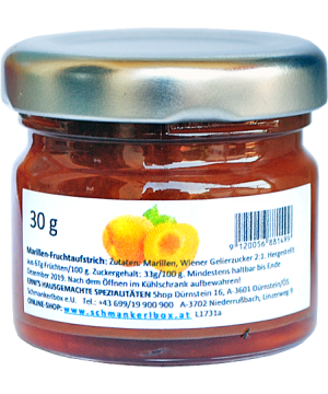 Marillenmarmelade pur Mini