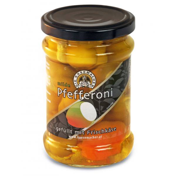 Pfefferoni mit Frischkäse mild