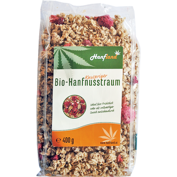 Knuspriger BIO Hanfnusstraum