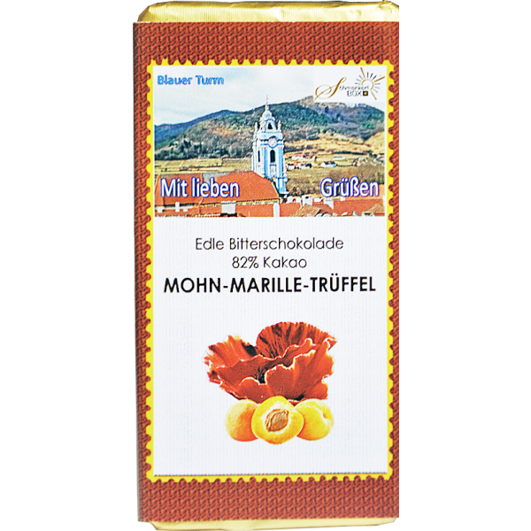 Mohn-Marille-Trüffelschokolade