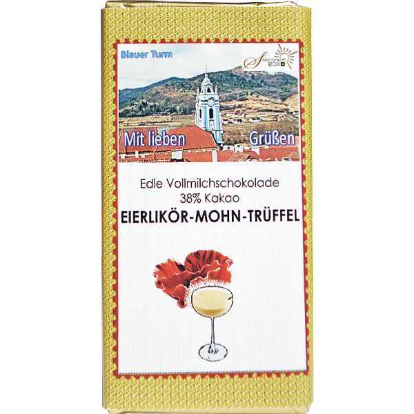 Eierlikör-Mohn-Trüffelschokolade