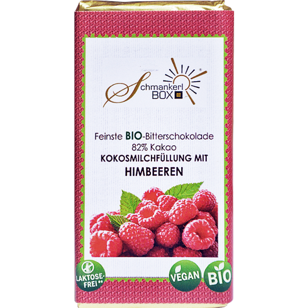 Himbeerschokolade Bio vegan