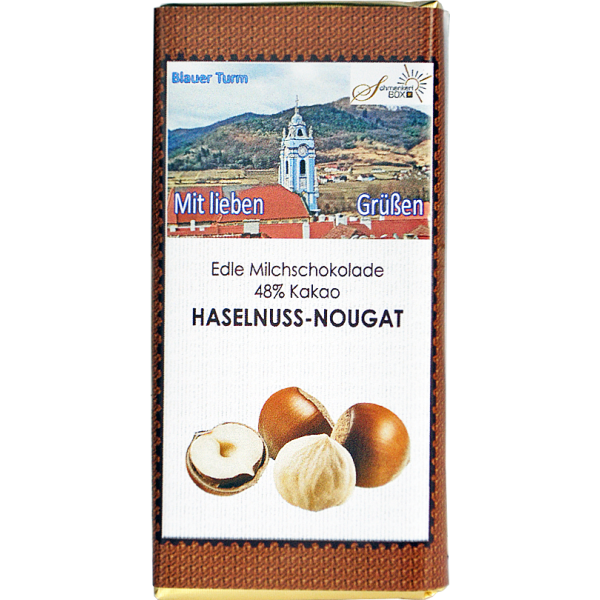 Haselnuss-Nougatschokolade
