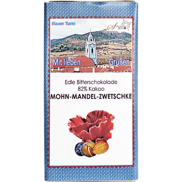 Mohn-Mandel-Zwetschkenschokolade