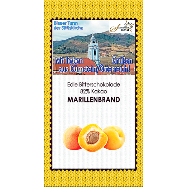 Marillenbrandschokolade Edelbitter