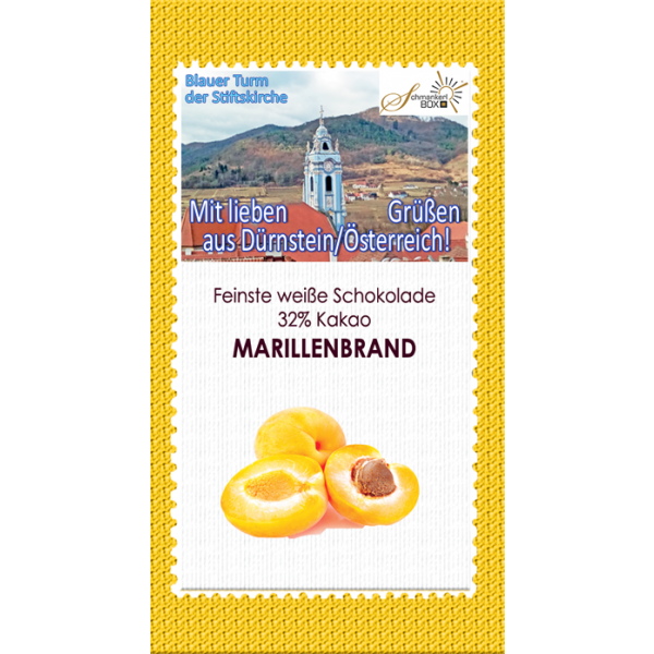 Marillenbrandschokolade weiß