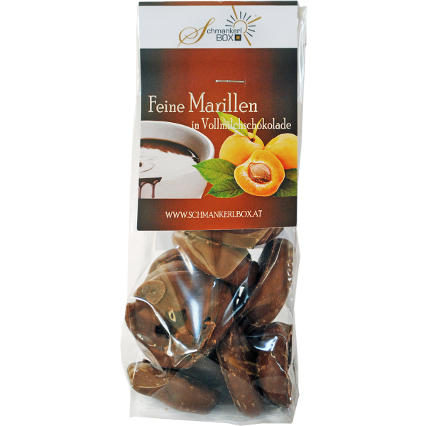 Marillen in Vollmilchschokolade