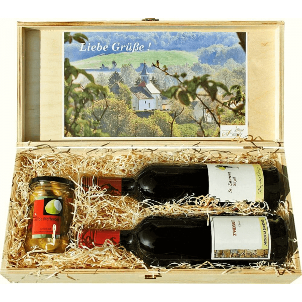 Geschenkkassette Roter Samt Zweigelt-St. Laurent