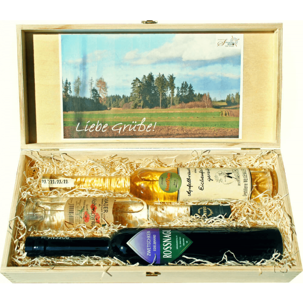 Geschenkkassette Edelbrand-Trio I