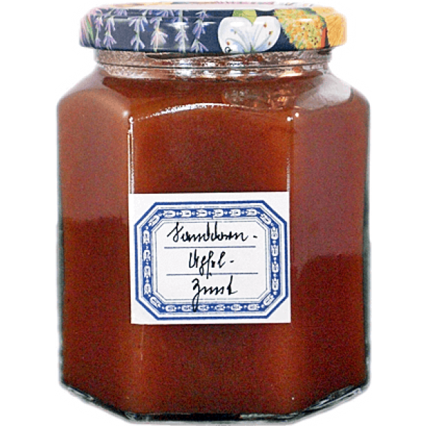Sanddorn-Apfel-Zimtmarmelade