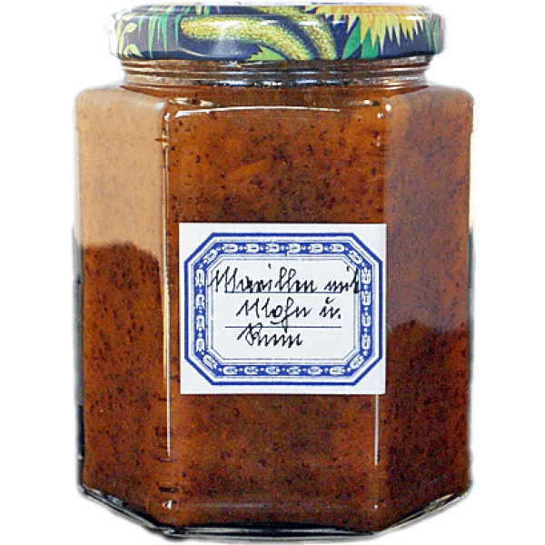 Marillenmarmelade mit Graumohn und Rum