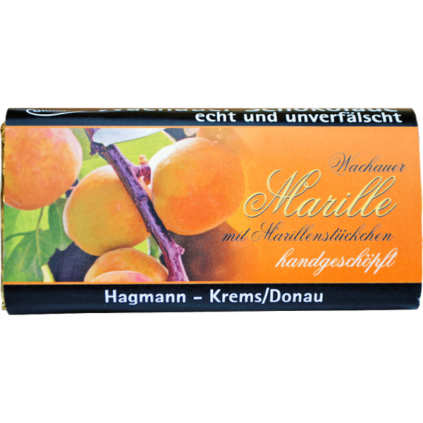 Marillenschokolade mit Fruchtstückchen