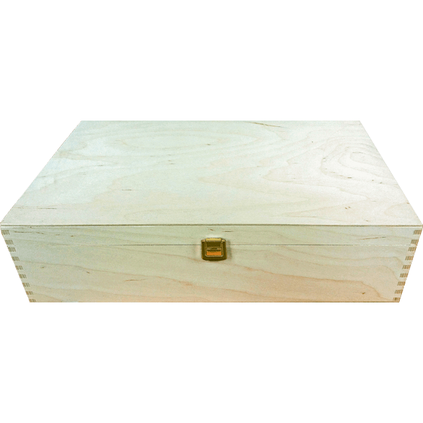 Geschenkkassette 3er Holz (40x24x10 cm)