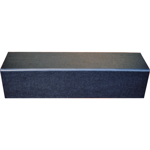 Faltkarton mit Magnetverschluss Magnum scharz (38x11x11 cm)