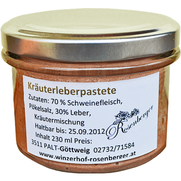 Kräuterleberpastete