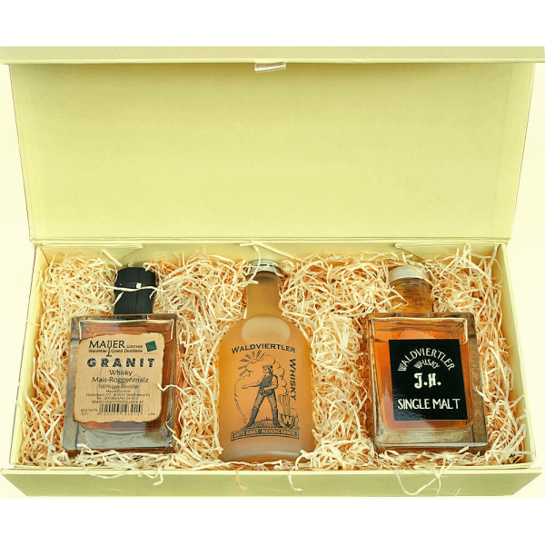 Geschenkkassette Whisky Trilogie Pure