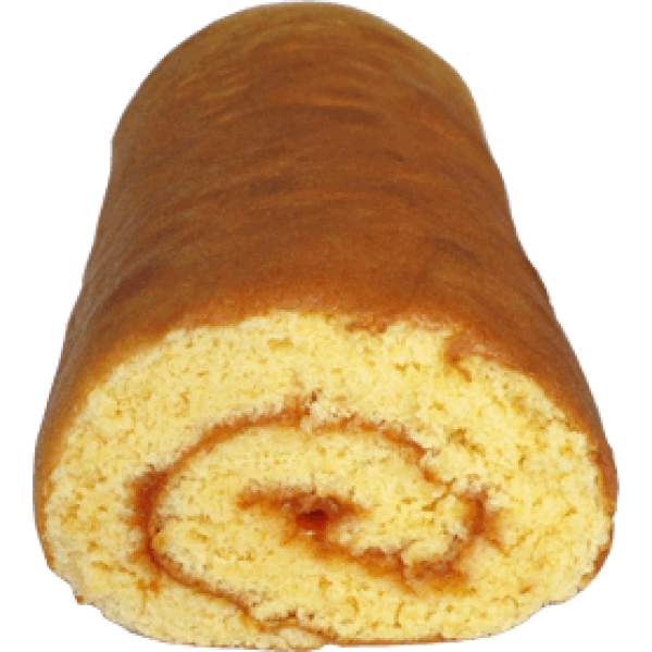 Hausgemachte Biskuitroulade