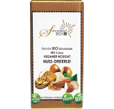 Nussschokolade Dreierlei Bio vegan