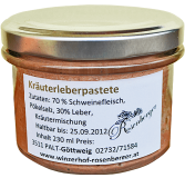 Kräuterleberpastete