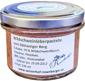 Wildschweinleberpastete